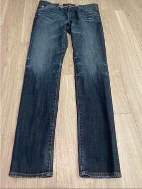 Ag Adriano Goldschmied Dark Blue Denim Jeans